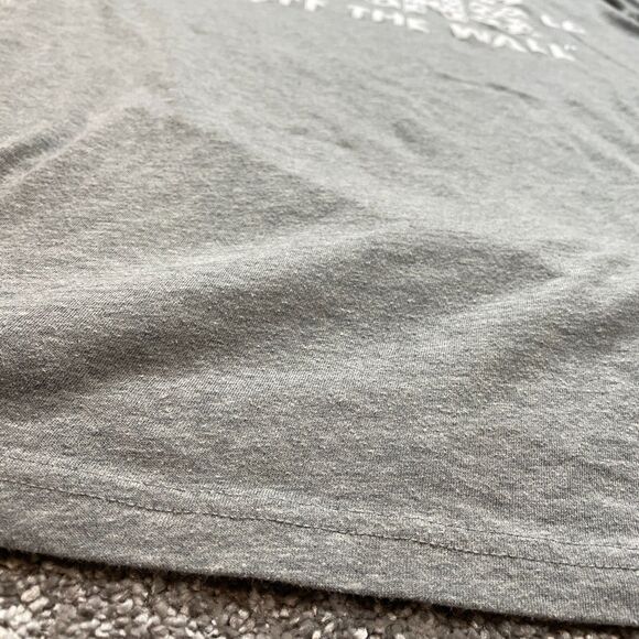 Vans Off the Wall Shirt Adult Small Light Gray Long Sleeve Crew Cotton 1966 Tee - Picture 4 of 9